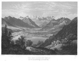 ALPNACH. Vue vers Alpnach et Sarnen prise sur le passage de la Rengg